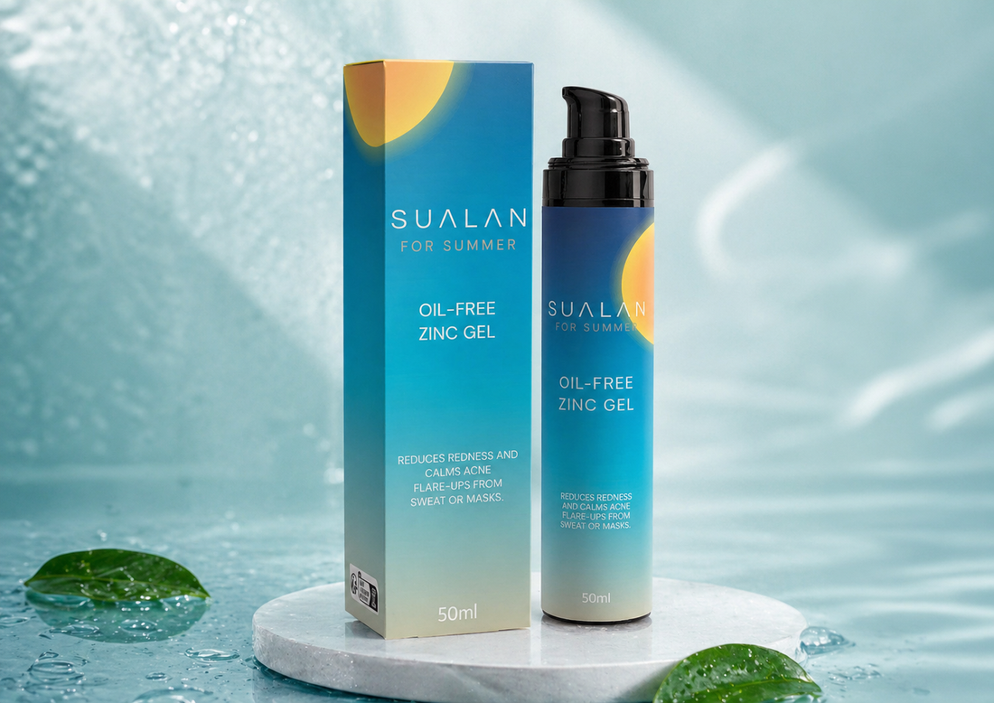 gel facial con zinc para verano