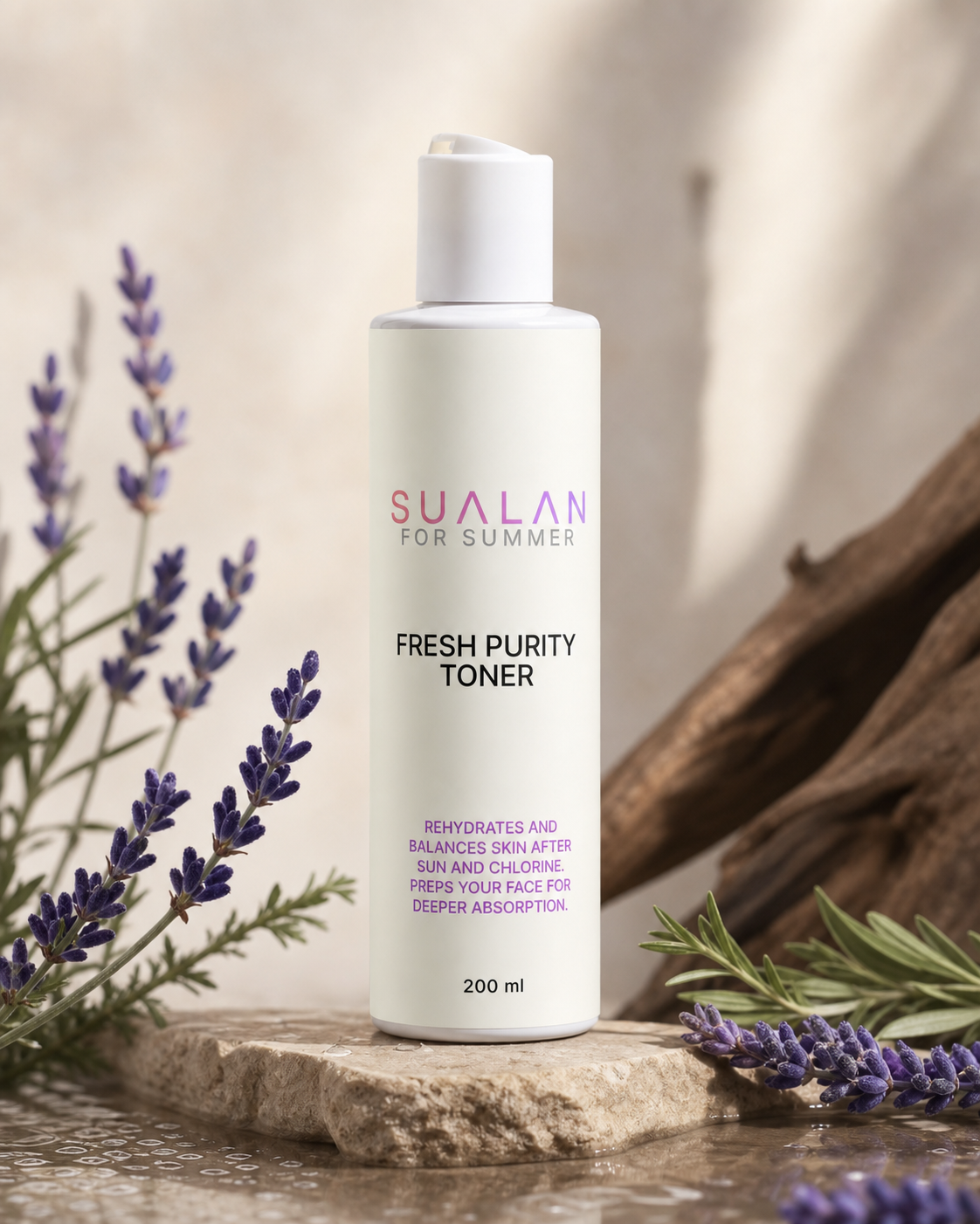 Sualan Cosmetics THE FRESH PURITY TONER, imagen principal del producto · Tónico / bruma, disponible en España