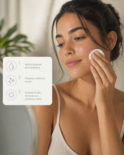 Sualan Cosmetics THE FRESH PURITY TONER, imagen que resuelve una duda de compra del producto · Tónico / bruma, disponible en España