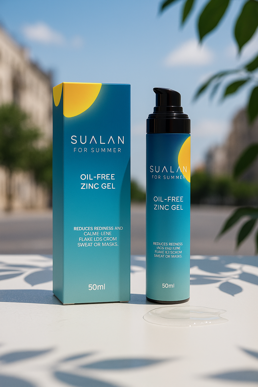 THE OIL-FREE ZINC GEL