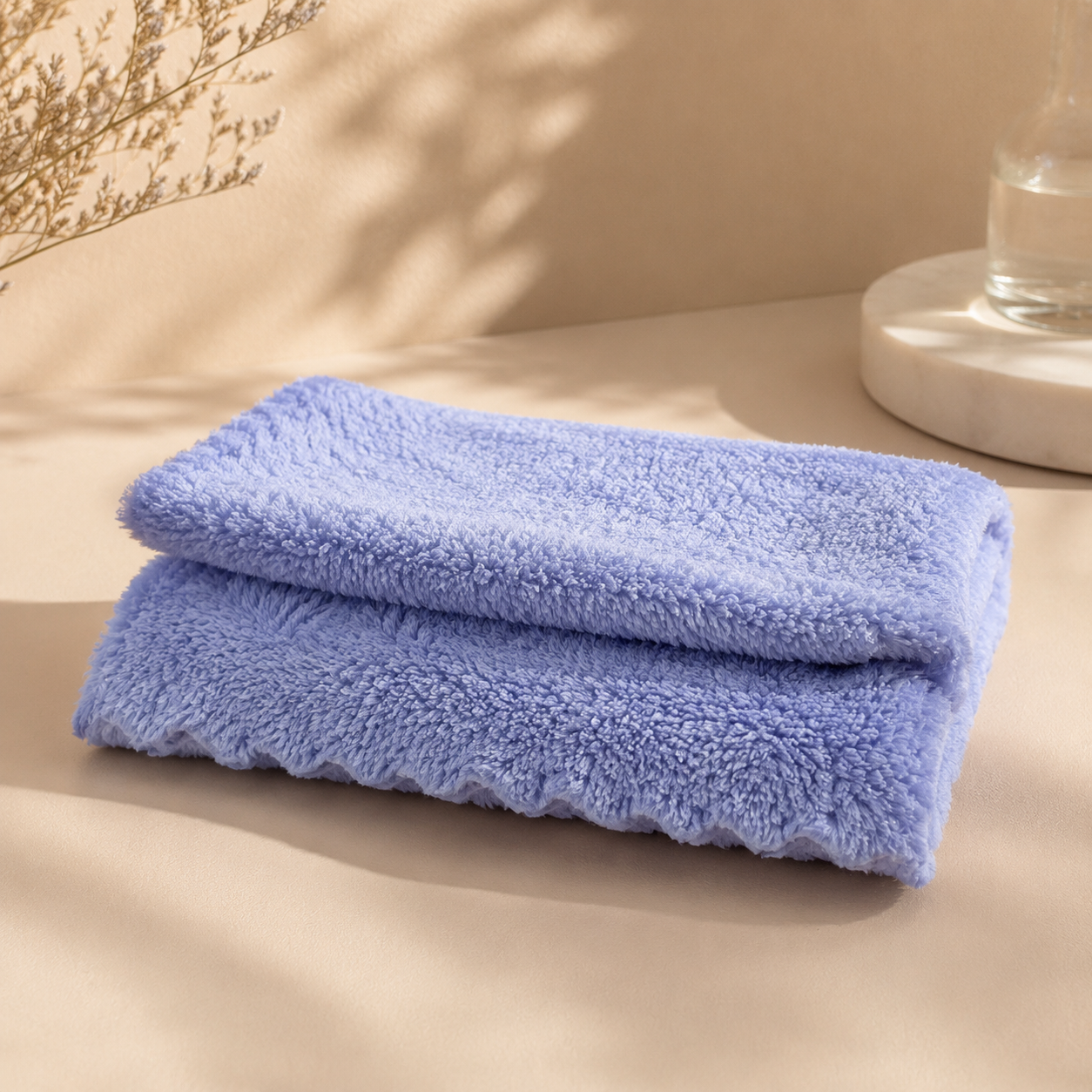 Toalla facial Azul