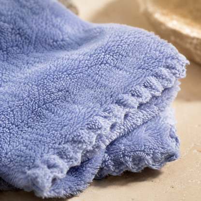 Toalla facial Azul